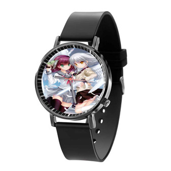 Angel Beats Arts Custom Black Quartz Watch With Gift Box