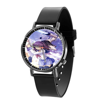 Angel Beats Best Custom Black Quartz Watch With Gift Box