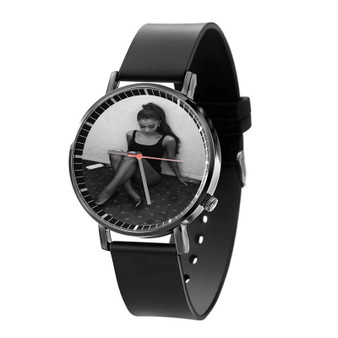 Ariana Grande Cheap Custom Black Quartz Watch With Gift Box