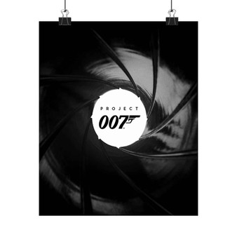 Project 007 Art Satin Silky Poster for Home Decor