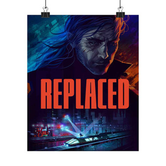 REPLACED Video Game Art Satin Silky Poster for Home Decor