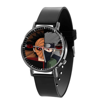 Naruto Shippuden Tobi and Kakashi Best Custom Black Quartz Watch With Gift Box