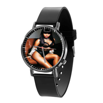 Nicki Minaj Best Custom Black Quartz Watch With Gift Box