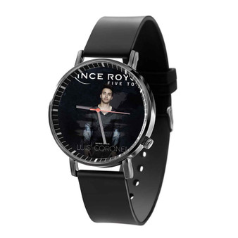 Prince Royce Five Tour Custom Black Quartz Watch With Gift Box