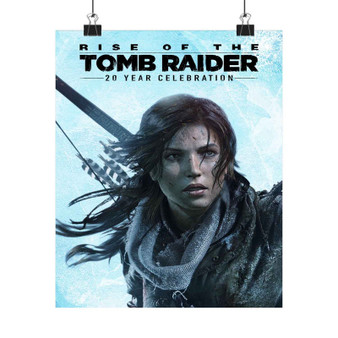 Rise of the Tomb Raider Art Satin Silky Poster for Home Decor