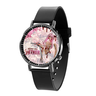 Sh ETHER Nicki Minaj Diss Remy Ma Custom Black Quartz Watch With Gift Box