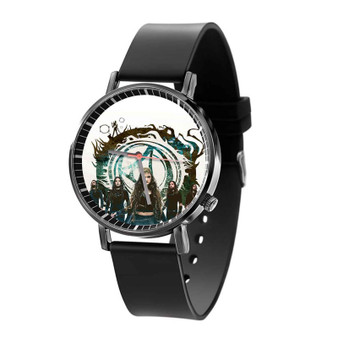 The Agonist Custom Black Quartz Watch With Gift Box