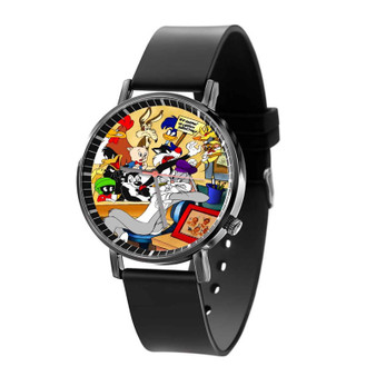 The Bugs Bunny Looney Tunes Best Custom Black Quartz Watch With Gift Box