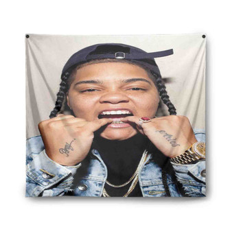 Hot Sauce Young MA Custom Tapestry Polyester Indoor Wall Home Decor