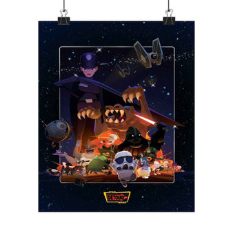 Star Wars Detours Art Satin Silky Poster for Home Decor