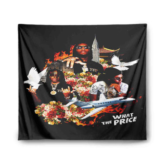 Migos What The Price Custom Tapestry Polyester Indoor Wall Home Decor