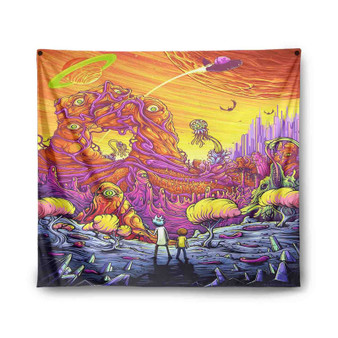 Rick and Morty Arts Best Custom Tapestry Polyester Indoor Wall Home Decor