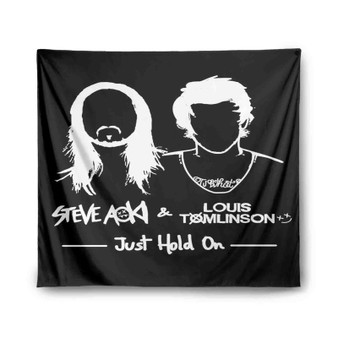 Steve Aoki and Louis Tomlinson Custom Tapestry Polyester Indoor Wall Home Decor