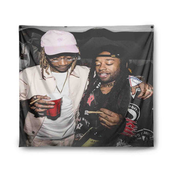 Ty Dolla ign Wiz Khalifa Custom Tapestry Polyester Indoor Wall Home Decor