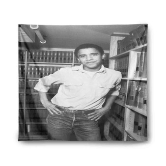 Young Obama Custom Tapestry Polyester Indoor Wall Home Decor