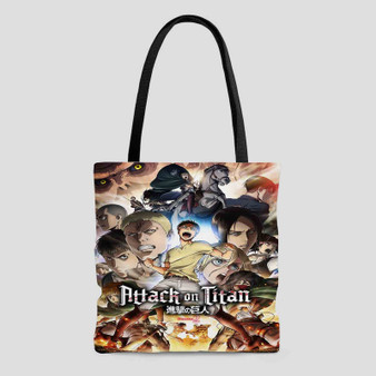 Attack on Titan 2nd Season Custom Tote Bag AOP With Cotton Handle