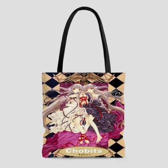 Chobits Custom Tote Bag AOP With Cotton Handle