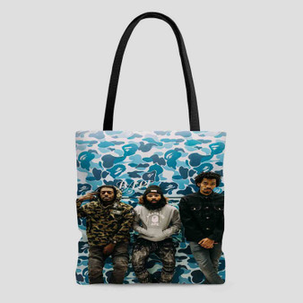 Flatbush Zombies Best Custom Tote Bag AOP With Cotton Handle