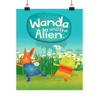 Wanda and the Alien Art Satin Silky Poster for Home Decor