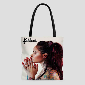 Kehlani Tsunami Custom Tote Bag AOP With Cotton Handle