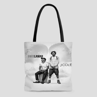 Kendrick Lamar and J Cole Best Custom Tote Bag AOP With Cotton Handle