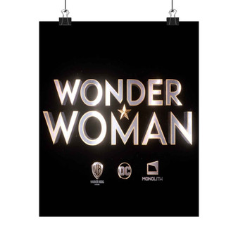 Wonder Woman Art Satin Silky Poster for Home Decor