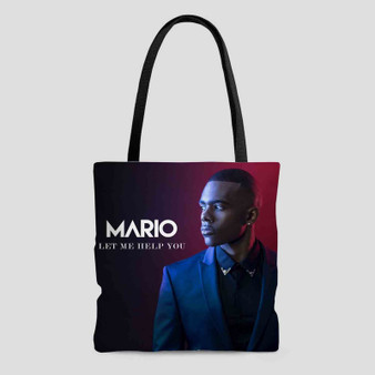 Mario Let Me Help You Custom Tote Bag AOP With Cotton Handle