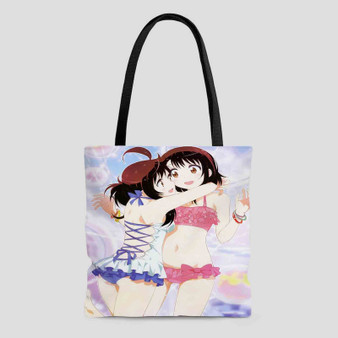 Nisekoi Best Custom Tote Bag AOP With Cotton Handle