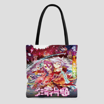 No Game No Life Arts Custom Tote Bag AOP With Cotton Handle