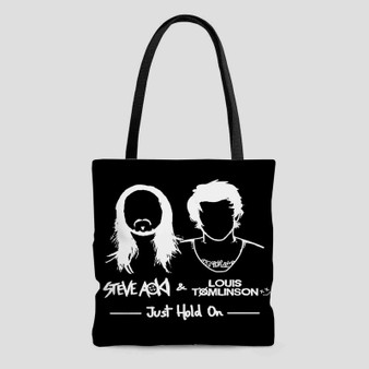 Steve Aoki and Louis Tomlinson Custom Tote Bag AOP With Cotton Handle