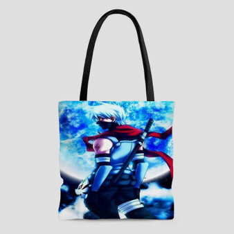 The Ultimate Ninja Kakashi Hatake Naruto Custom Tote Bag AOP With Cotton Handle