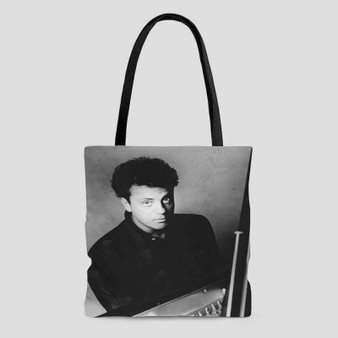 Young Billy Joel Custom Tote Bag AOP With Cotton Handle