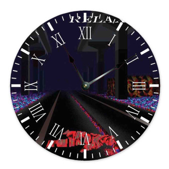 ALT J 3 WW Custom Wall Clock Wooden Round Non-ticking