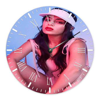 Charli XCX Best Custom Wall Clock Wooden Round Non-ticking