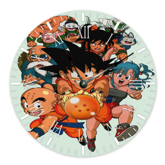 Dragon Ball Best Custom Wall Clock Wooden Round Non-ticking