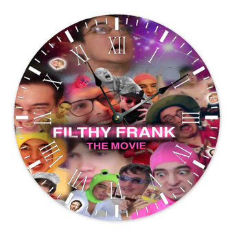 Filthy Frank The Movie Custom Wall Clock Wooden Round Non-ticking