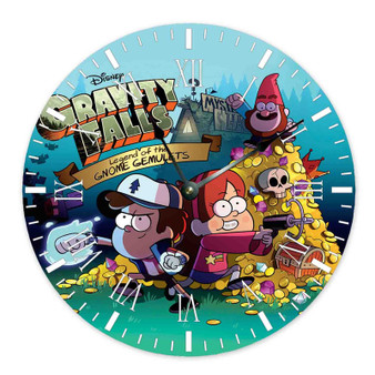 Gravity Falls Best Custom Wall Clock Wooden Round Non-ticking