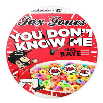 Jax Jones You Don t Know Custom Wall Clock Wooden Round Non-ticking