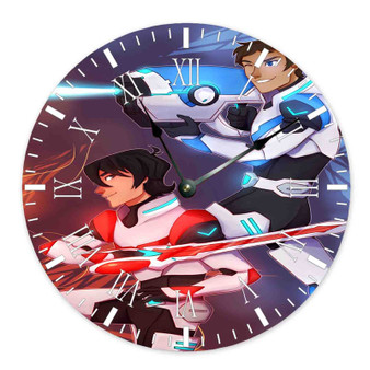 Keith and Lance Voltron Legendary Defender Custom Wall Clock Wooden Round Non-ticking