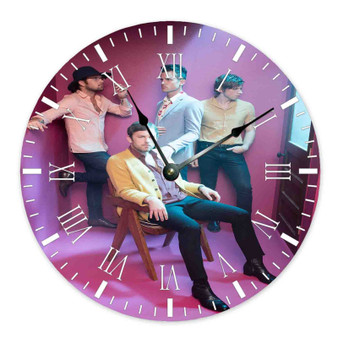 Kings of Leon Custom Wall Clock Wooden Round Non-ticking