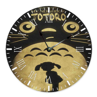 My Neighbor Totoro Best Custom Wall Clock Wooden Round Non-ticking