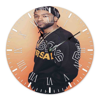 PARTYNEXTDOOR Arts Custom Wall Clock Wooden Round Non-ticking