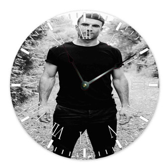 Sam Hunt Best Custom Wall Clock Wooden Round Non-ticking