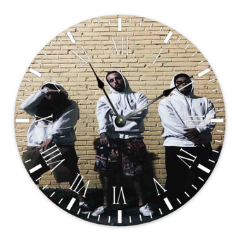Suicideboys Custom Wall Clock Wooden Round Non-ticking