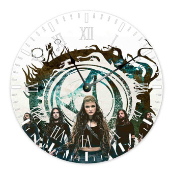 The Agonist Custom Wall Clock Wooden Round Non-ticking