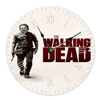 The Walking Dead Best Custom Wall Clock Wooden Round Non-ticking