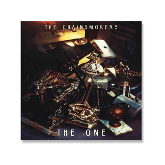 The Chainsmokers The One Custom Wall Clock Wooden Square Silent Scaleless Black Pointers