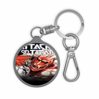 Attack on Titan Ink Keyring Tag Keychain Acrylic With TPU Cover