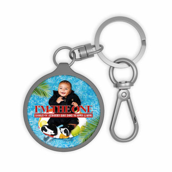 I m The One DJ Khaled Feat Justin Bieber Quavo Chance The Rapper Keyring Tag Keychain Acrylic With TPU Cover