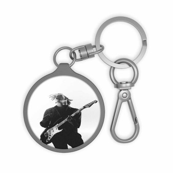 Matt Healy Guitar Keyring Tag Keychain Acrylic With TPU Cover